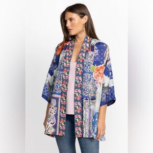 Johnny Was Narniay Kimono 100% Silk